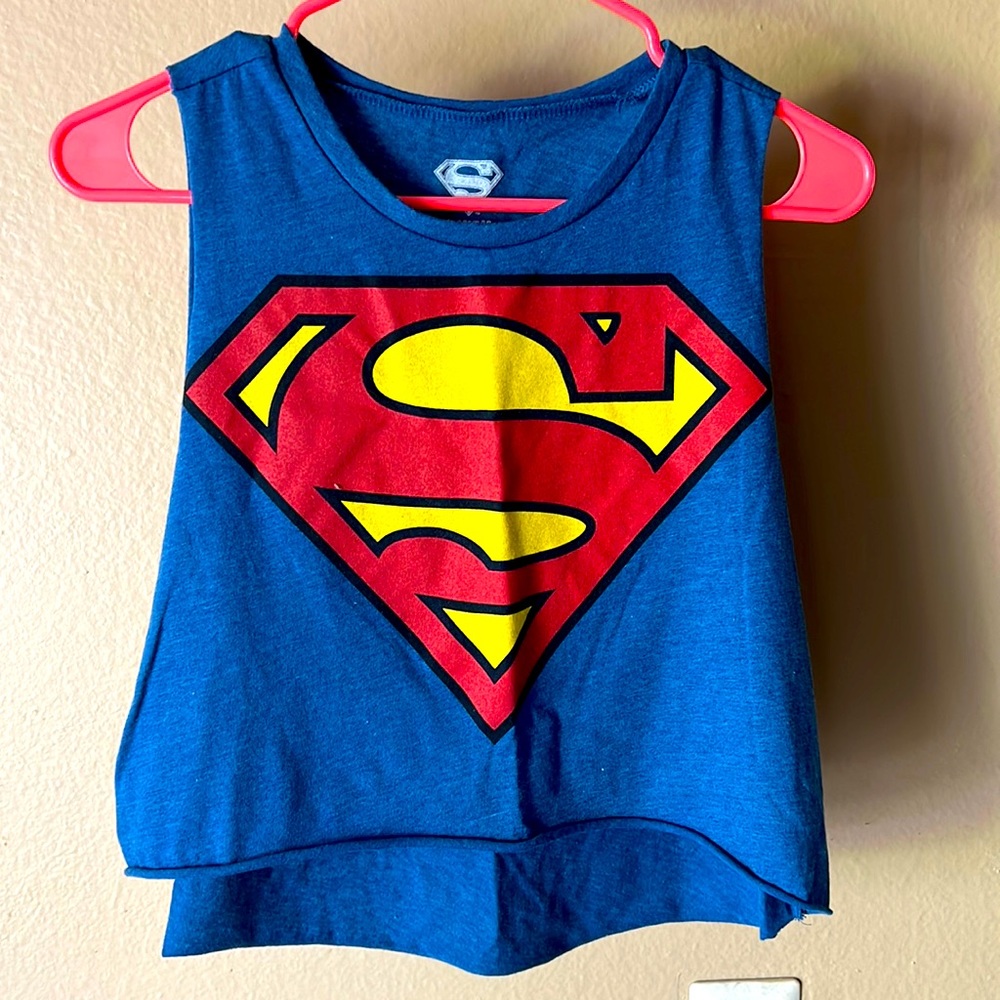 Superman Crop Top